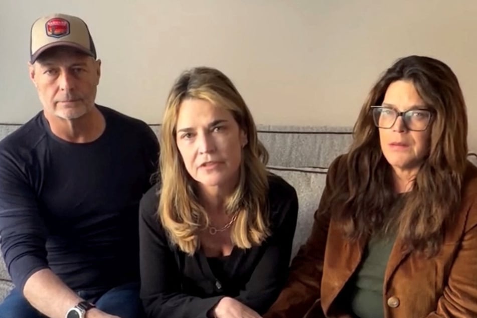 Savannah Guthrie (c.) and her siblings have shared another video pleading for the safe return of their mother, Nancy.