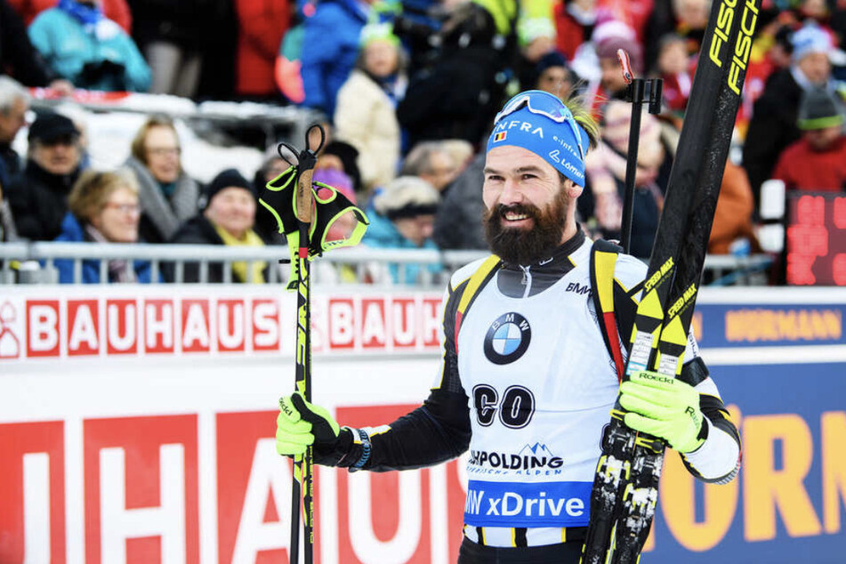 Biathlon-Star Michael Rösch (37) stellt seine Karriere erstmal hinter seinem jungen Familienglück an.