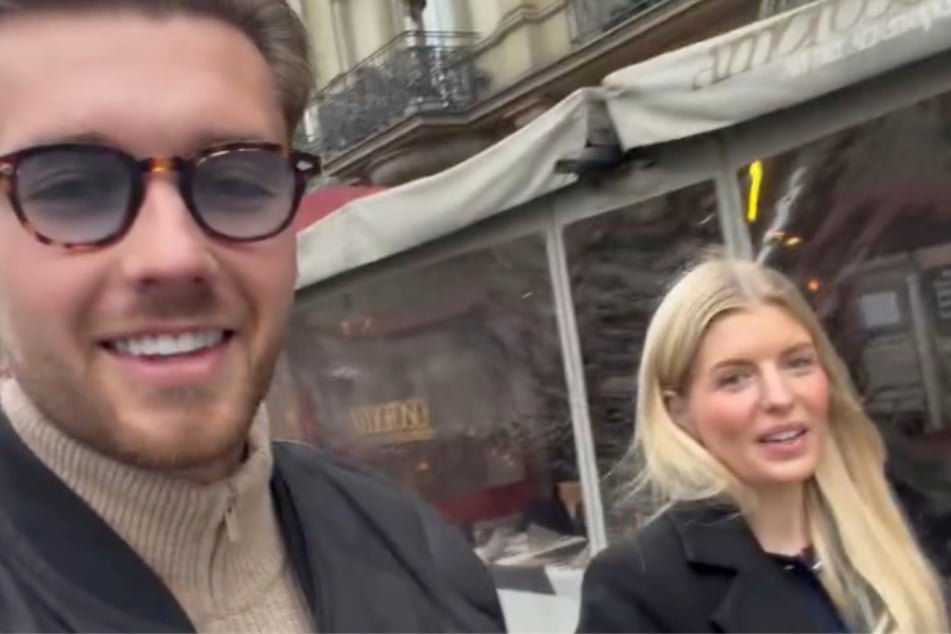 Die 25-Jährige war mit Partner Leopold und einem gemeinsamen Freund in der Frankfurter Innenstadt unterwegs.