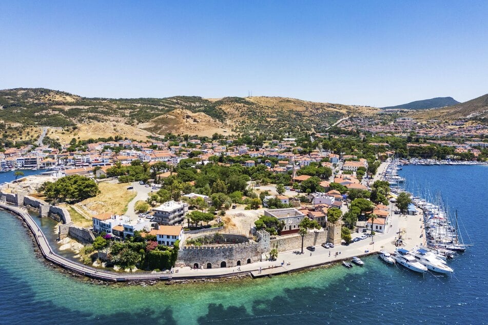 Die Ägäisküste in Izmir in der Türkei.