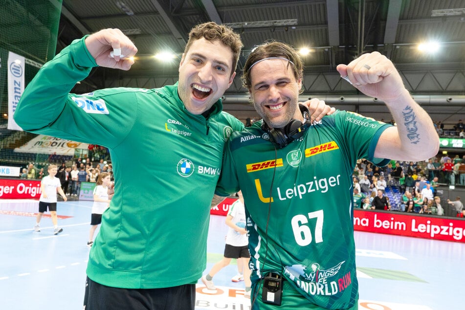 Aufgeben gibt's nicht: Die Leipziger Handballer geben nochmal alles im Saisonfinale