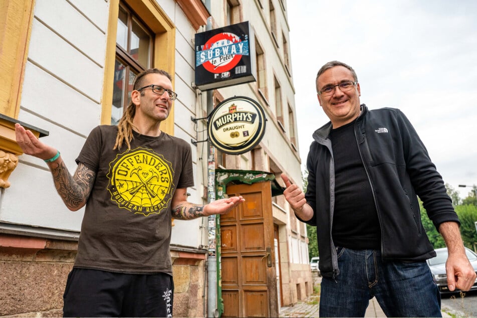 Kai Winkler (42) und Kai Rösler (47) wollen das "Subway to Peter" für einen Tag wieder eröffnen.