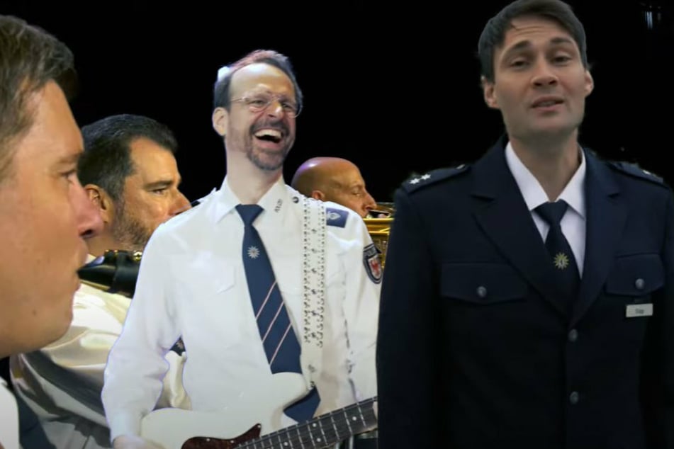 Die Berliner Polizei hat einen eigenen Corona-Song auf YouTube veröffentlicht. (Bildmontage)