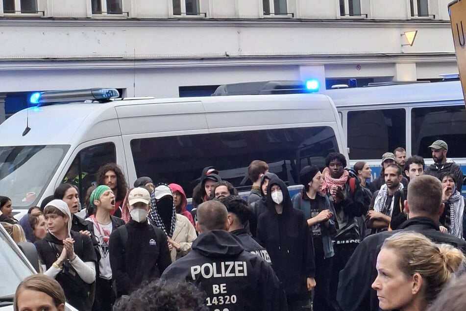 Rangeleien sind bei den propalästinensischen Demonstrationen in Berlin keine Seltenheit. (Archivfoto)