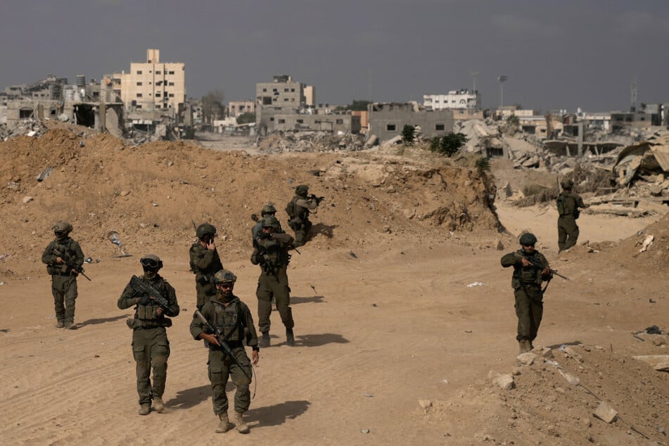 Israelische Soldaten während einer Bodenoperation im südlichen Gazastreifen.