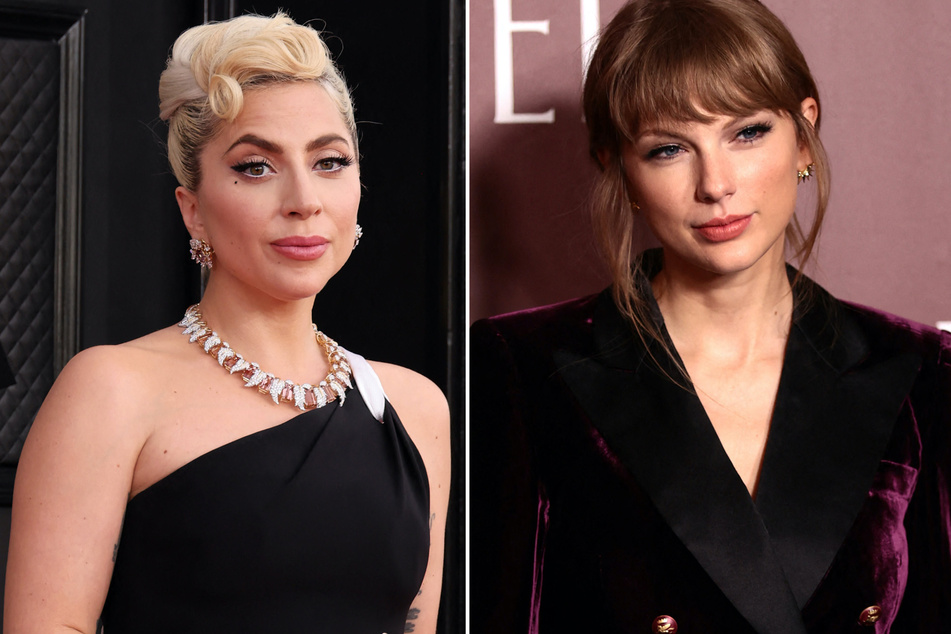 Lady Gaga (l) left a message of support on a video detailing Taylor Swift's struggles with disordered eating.