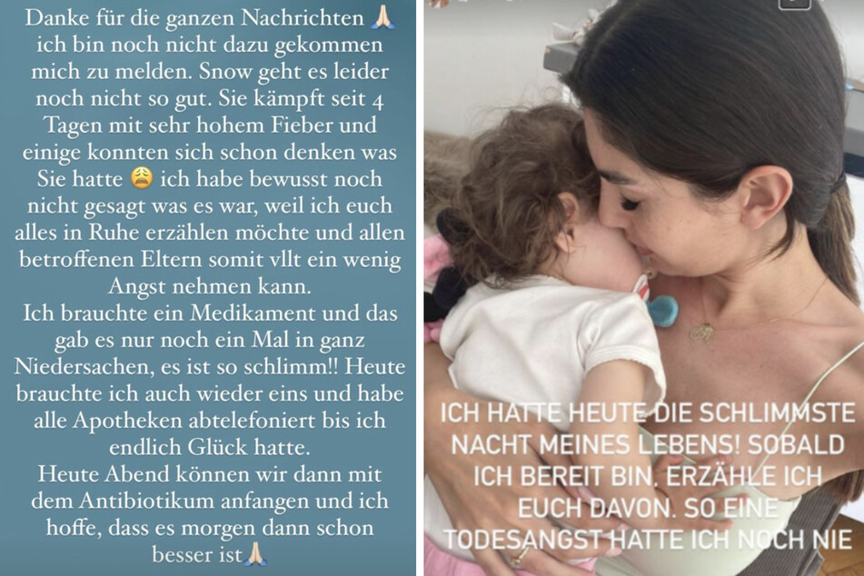 Yeliz Koc (29) macht sich große Sorgen um ihre einjährige Tochter Snow Elaine.