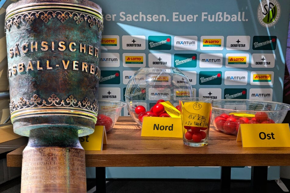 Sachsenpokal-Auslosung: Kleine Panne, große Spiele