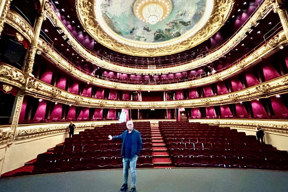 Imanol Galdos (60) im Victoria-Eugenia-Theater, wo die Kulturhauptstadt 2016 eröffnet wurde.