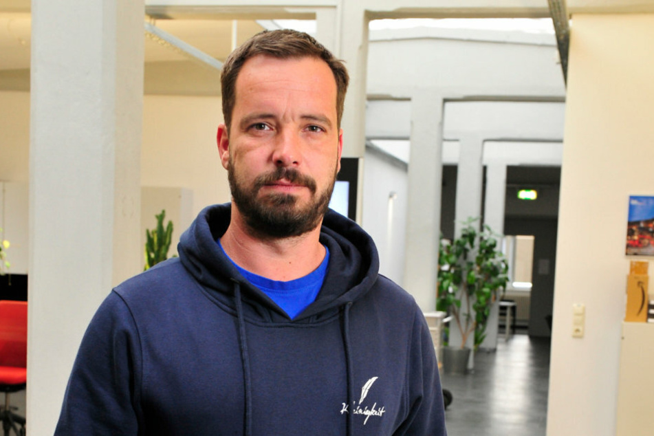 Frank Müller (42) von Kreatives Chemnitz sieht die Künstler- und Event-Branche durch Corona-Verbote in ernster Gefahr.