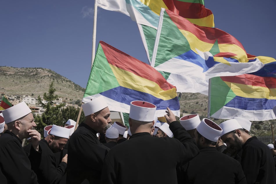 Mitglieder der israelischen drusischen Gemeinschaft.