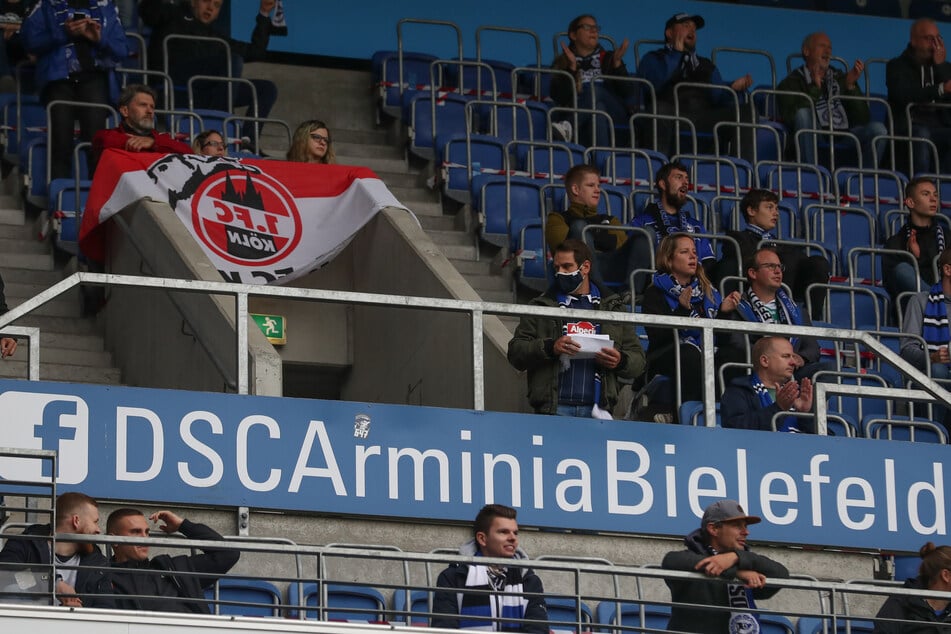 Beim Bundesliga-Spiel in Bielefeld waren 500 Zuschauer zugelassen.