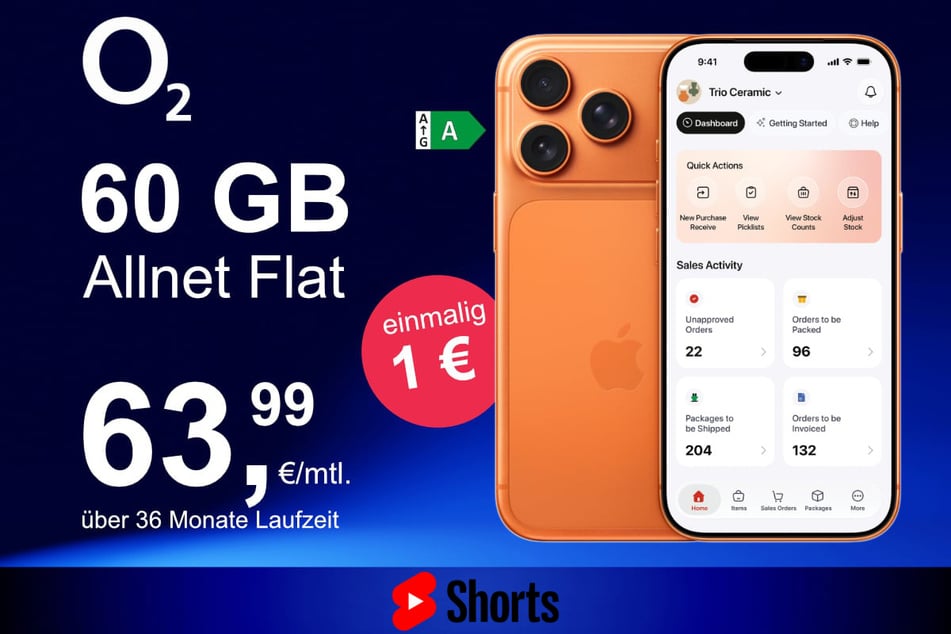 Das neue iPhone 17 Pro Max inkl. 60 GB Datenvolumen für nur 1 Euro exklusiv bei o2.