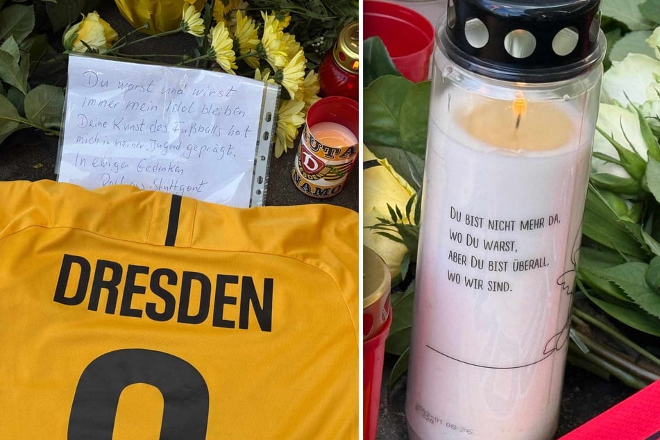 Mehrere Anhänger hinterließen Botschaften.