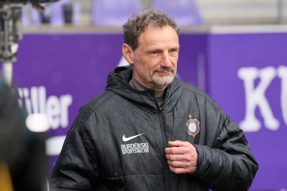 Aue-Sportvorstand Jens Haustein (58) ließ sich bei der Trainerfrage nicht festnageln.