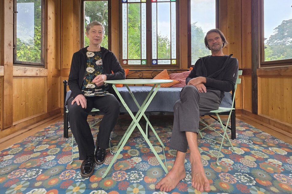 Das Architektenpaar wird möglicherweise auch Bauberatungen im frisch restaurierten Pavillon geben.