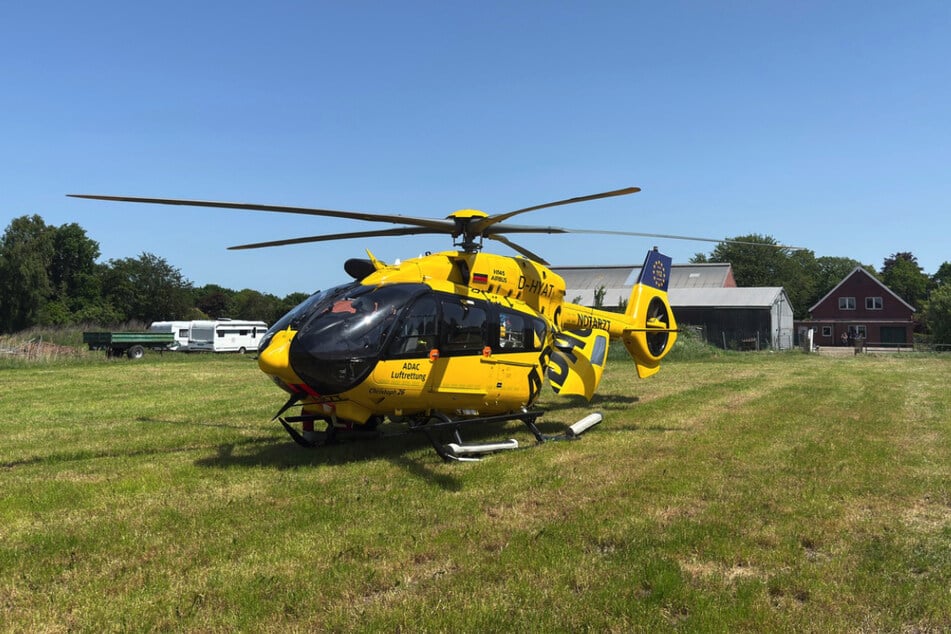 Das Kind (2) kam per Rettungshubschrauber in eine Spezialklinik.