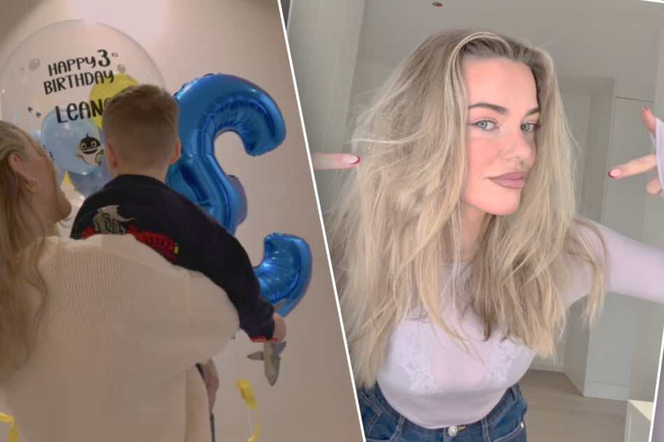 Die Influencerin (30) schickt ihrem Sohn über Social Media jede Menge Liebe.