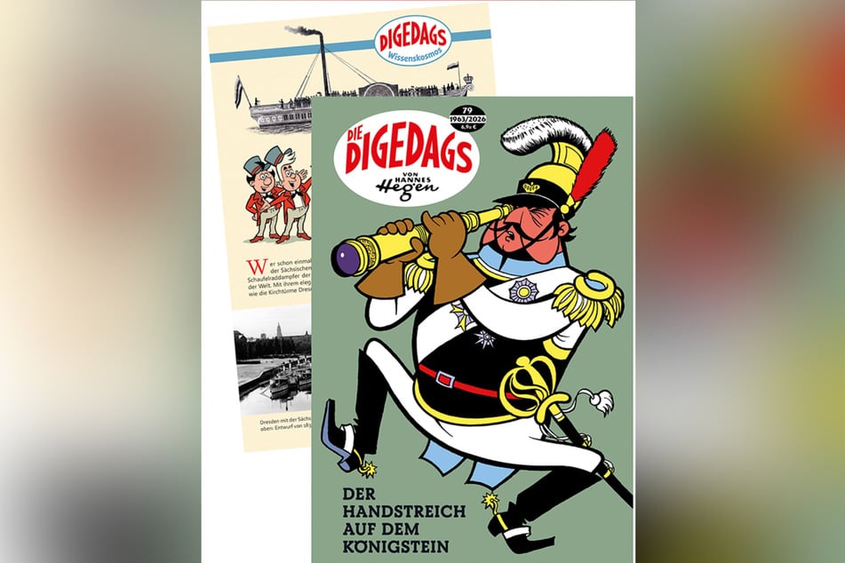 Nach 63 Jahren dürfen Titel und Cover nun doch noch erscheinen. Macher Hannes Hegen (†89) hatte sich 1963 für eine andere Variante entschieden.