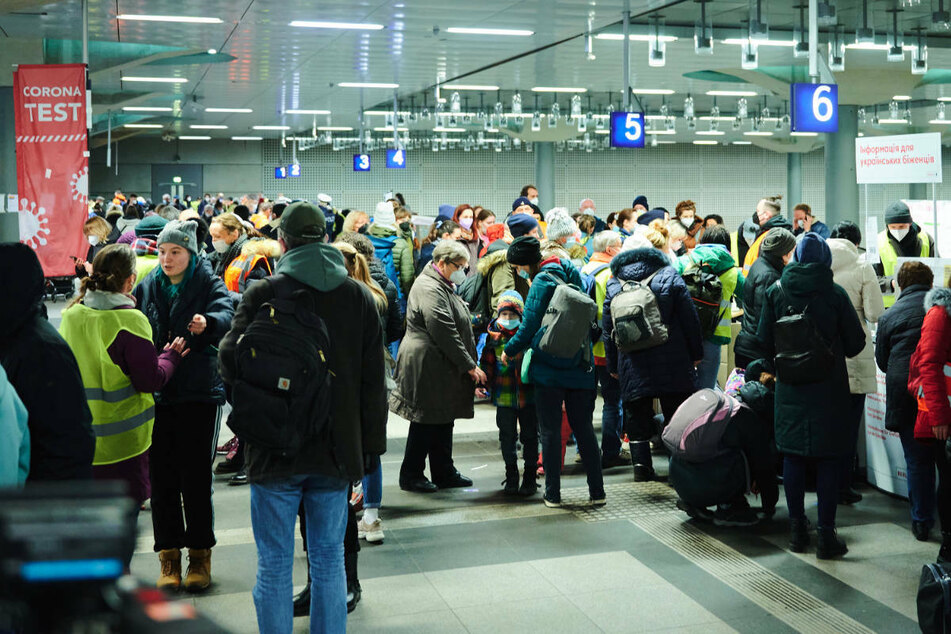 Am Berliner Hauptbahnhof kommen täglich Tausende Kriegsflüchtlinge aus der Ukraine an.