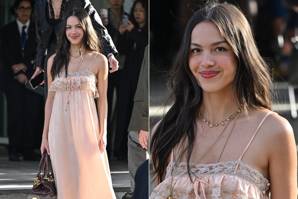 Olivia Rodrigo dished on her upcoming third album while attending Paris Fashion Week on Thursday.