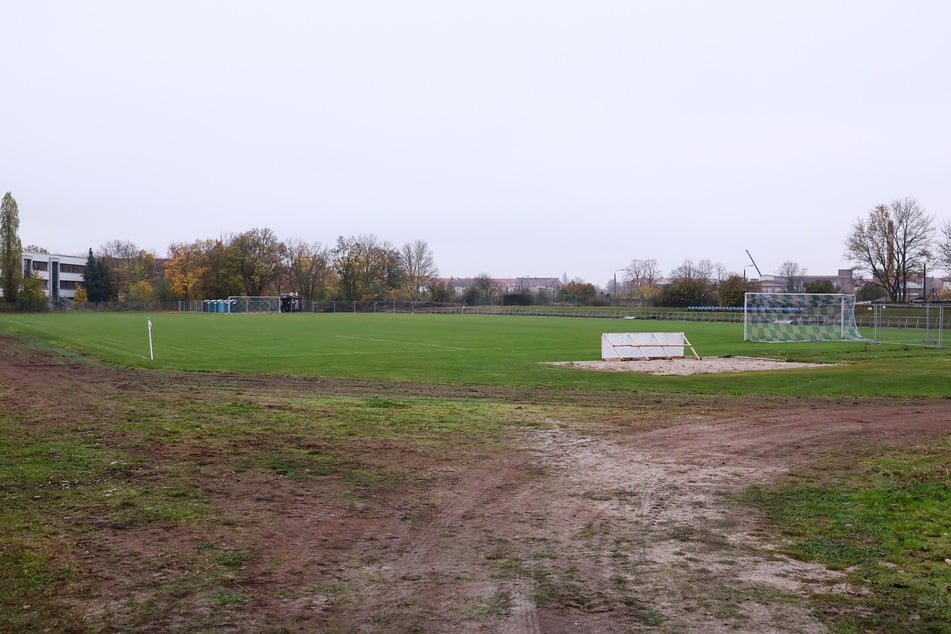 Die Bedingungen im Stadion an der Torgauer Straße sind vielleicht nicht die besten, aber da müssen die Auer Profis durch.