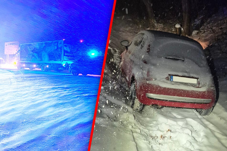 Schneesturm "Elli" sorgt für zahlreiche Unfälle in Sachsen-Anhalt