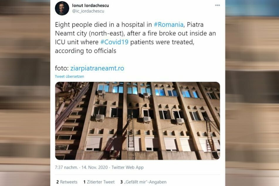 Auf Twitter kursieren erste Fotos des Gebäudes.