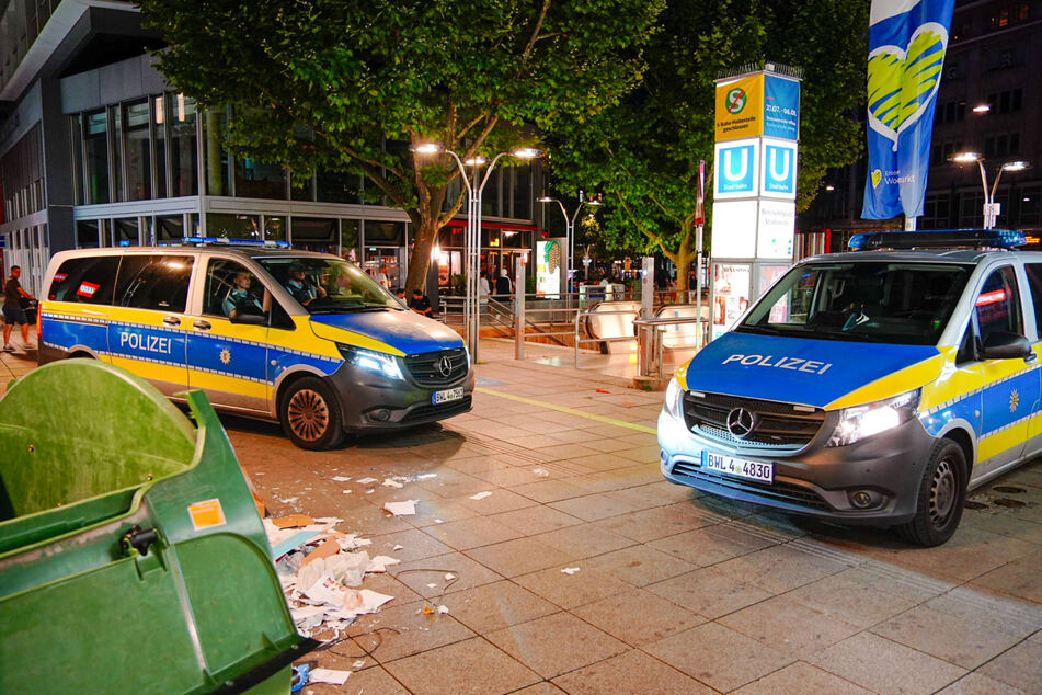 Der Tatort in der Stuttgarter Königstraße wurde nach dem Vorfall abgeriegelt.