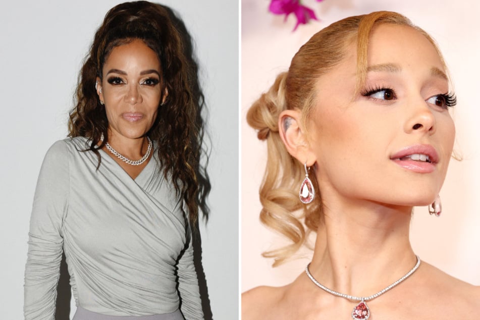 Ariana Grande (r.) fans have flocked to her side after The View's Sunny Hostin shared her opinion on the singer's silence following the release of docuseries Quiet on Set.