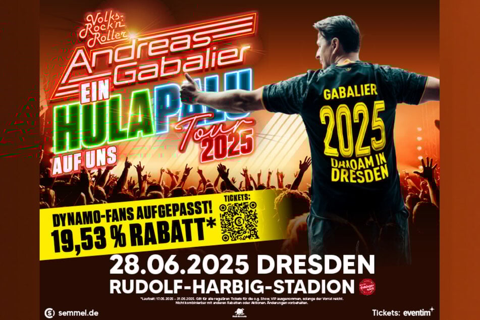 Dynamo-Fans erhalten einen starken Rabatt auf die Konzerttickets.