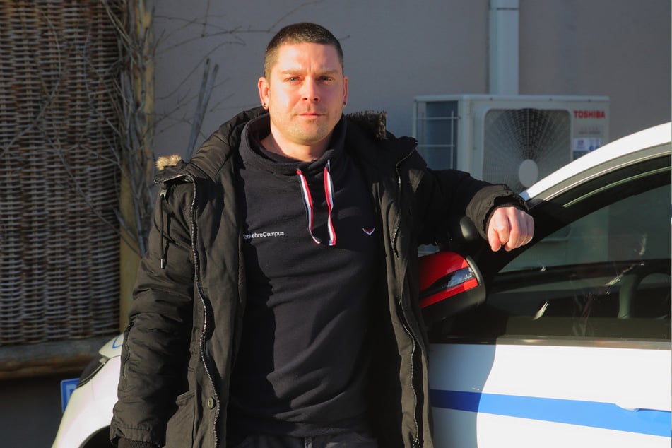 Fahrlehrer Stefan Witzmann (36) fing den Crash-Fahrer.