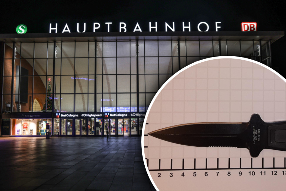 Köln: Messerattacke am Bahnhof: Mann versucht Kölner Polizisten in den Hals zu stechen