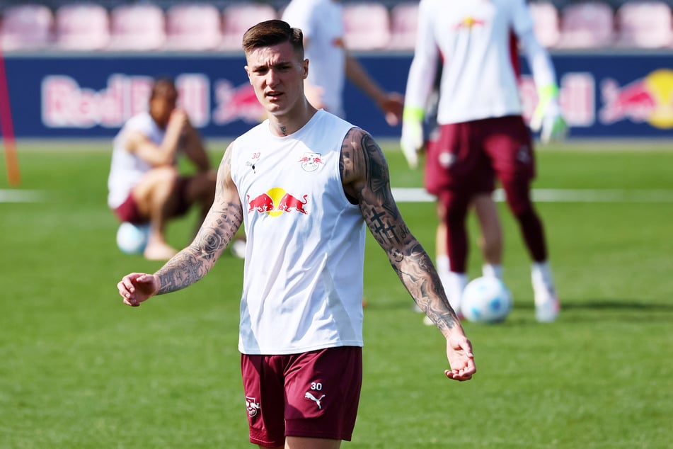 Benjamin Sesko (21) ist einer der Top-Abgangskandidaten bei RB Leipzig in diesem Sommer.