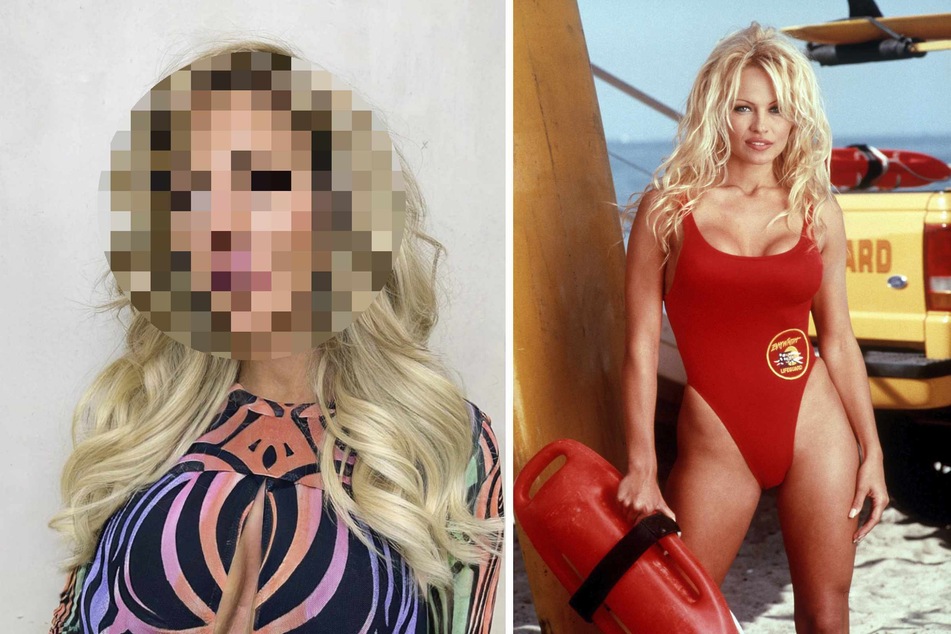 Welche heiße Single-Mum verwandelt sich denn hier in die 90er Sex-Ikone Pamela Anderson?