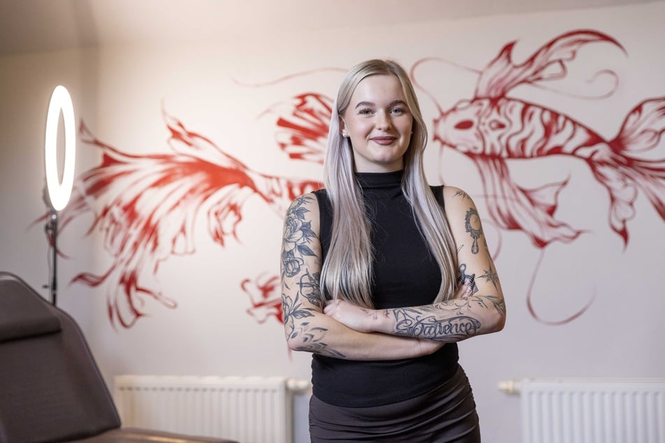 Hanna Metzner (21) ist Inhaberin des Tattoostudios TZR's, das ausschließlich für Frauen offensteht.