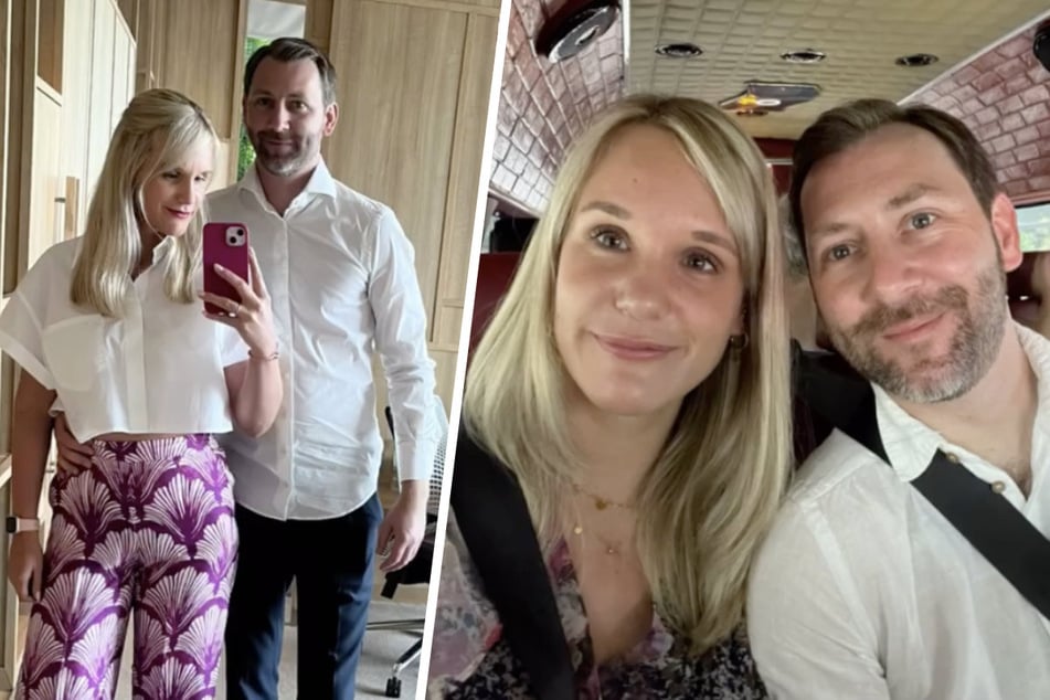 Michelle (32) und Fabian (38) genießen ihre Flitterwochen in Singapur.