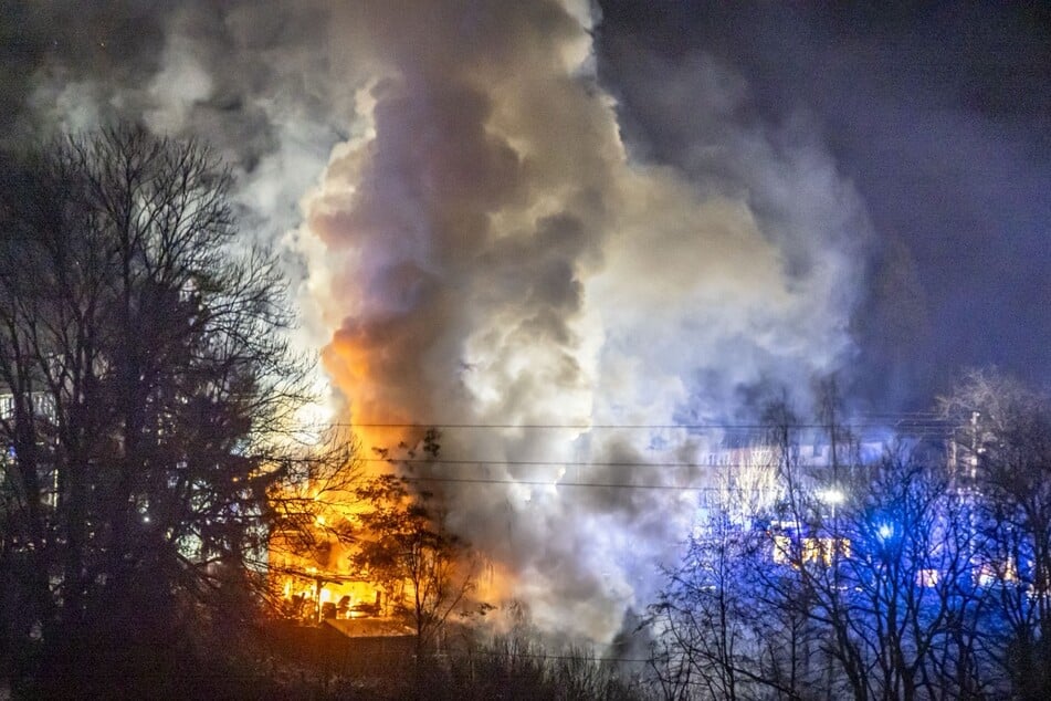 Das Haus wurde durch das Feuer vollständig zerstört.