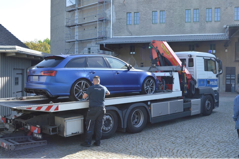 Wurde ebenfalls einkassiert: ein Audi RS6 Avant, der auch zum Fuhrpark von Martin B. gehören soll.