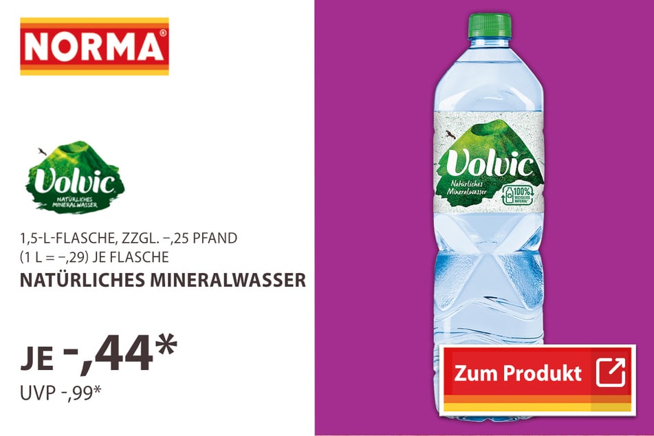 Volvic Mineralwasser
