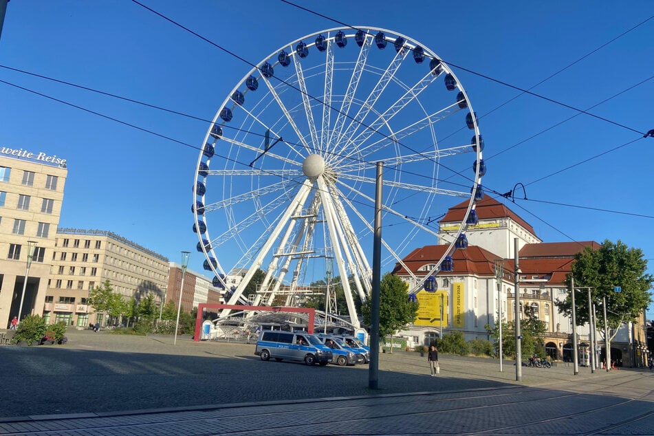 Normalerweise ist der Postplatz um diese Zeit sehr belebt, heute ist er fast menschenleer.