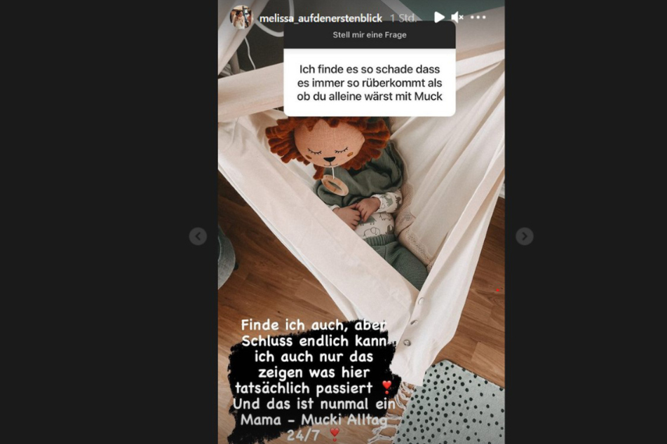 Auch Melissa meldete sich überraschend zu Wort.
