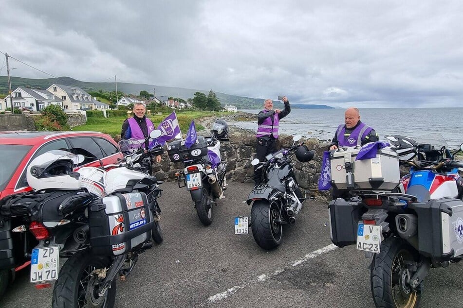 Bevor es Richtung Heimat ging, machten die Auer Biker noch einen Abstecher an die nordirische Küste.