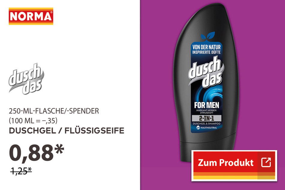 Duschgel / Flüssigseife für 0,88 Euro