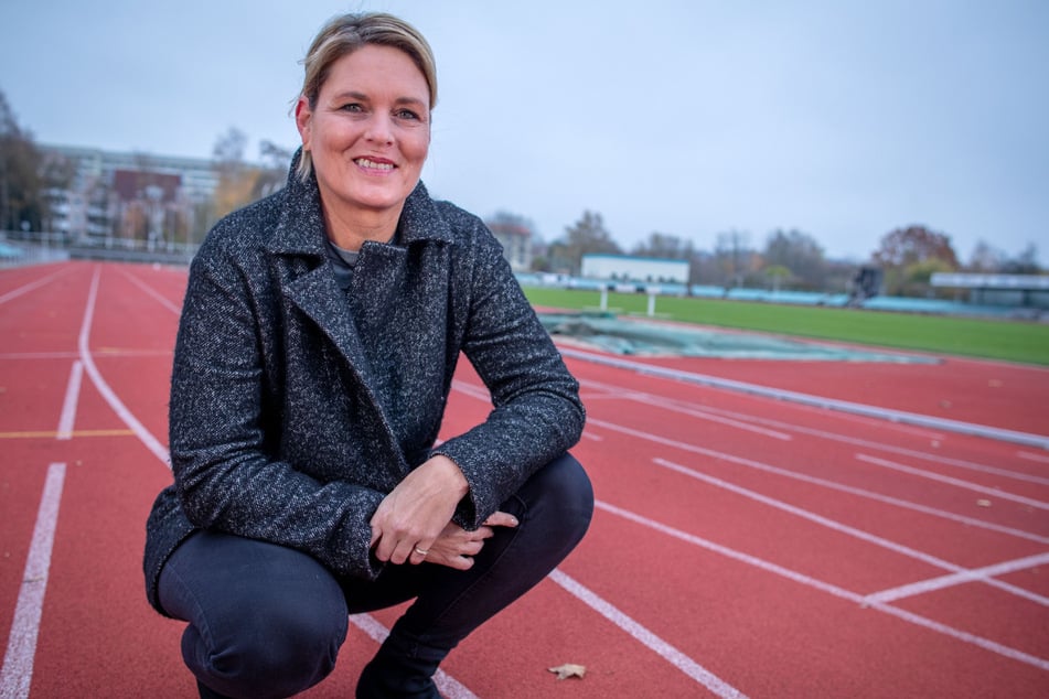 Katrin Krabbe ist vor Kurzem nach Chemnitz zu ihrem Mann gezogen. (Archivbild)