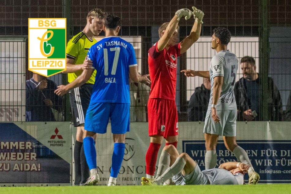 Chemie-Leipzig-Spieler schildert Horror-Verletzung: "Bin auf meinen Fuß gefallen, dabei hat er sich verdreht"