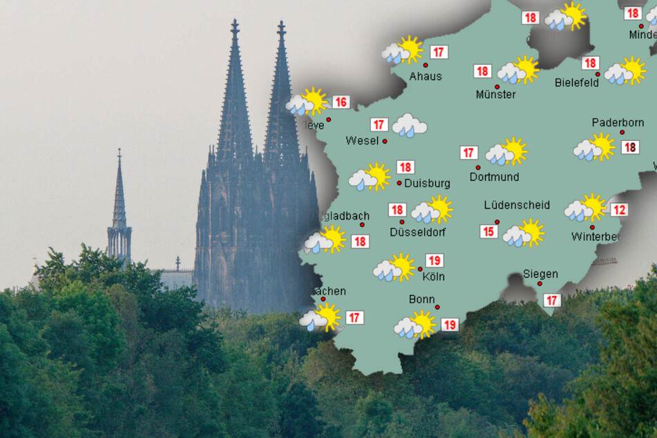 Strömender Regen, dann wieder Sonne: Wetter in NRW spielt verrückt