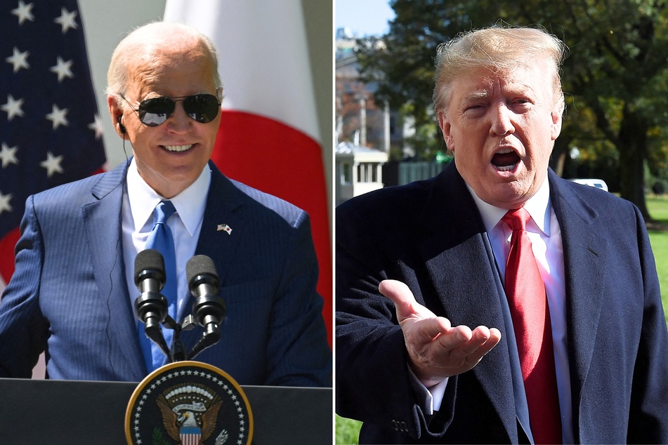 New financial filings from committees for presidential candidates Donald Trump (r.) and Joe Biden revealed who is raising more and how they are spending the money.