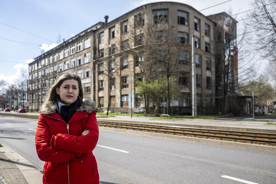 Nachbarin Galina Grauer (29) findet den Zustand der Brache beschämend.