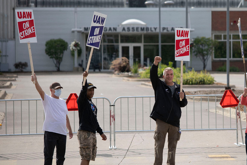 United Auto Workers began striking on September 15.